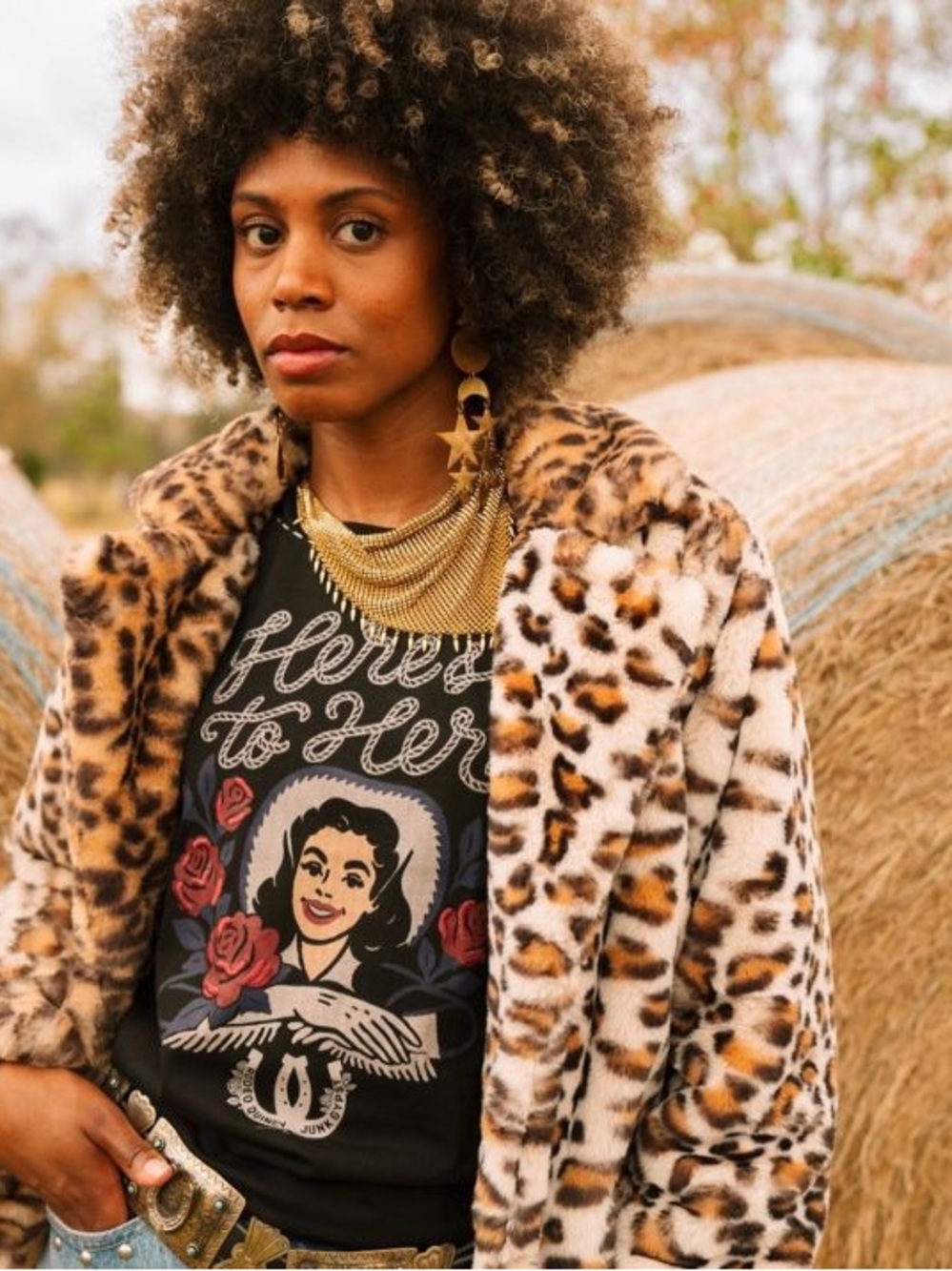 Rodeo Quincy here’s to her tee